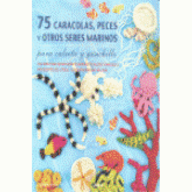 75 caracolas, peces y otros seres marinos