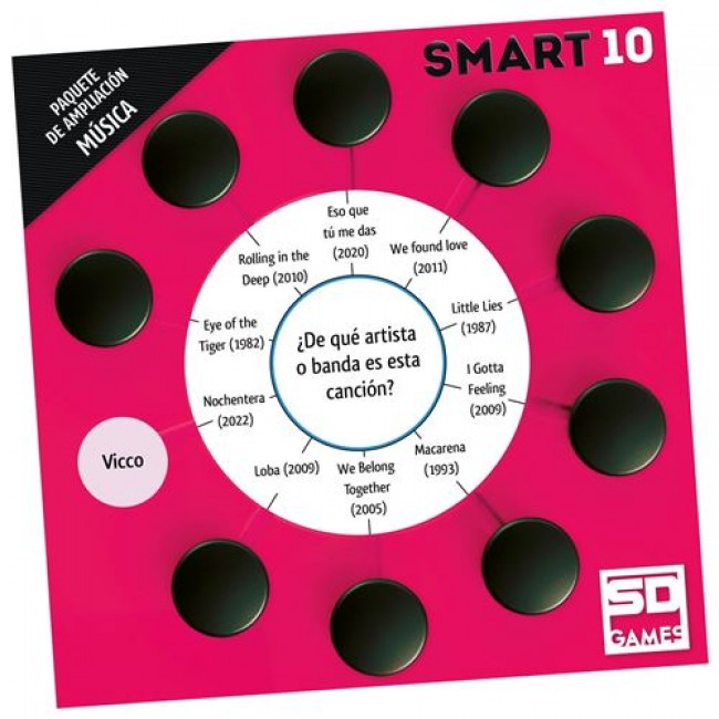 Juego de mesa Smart 10 Música Expansión