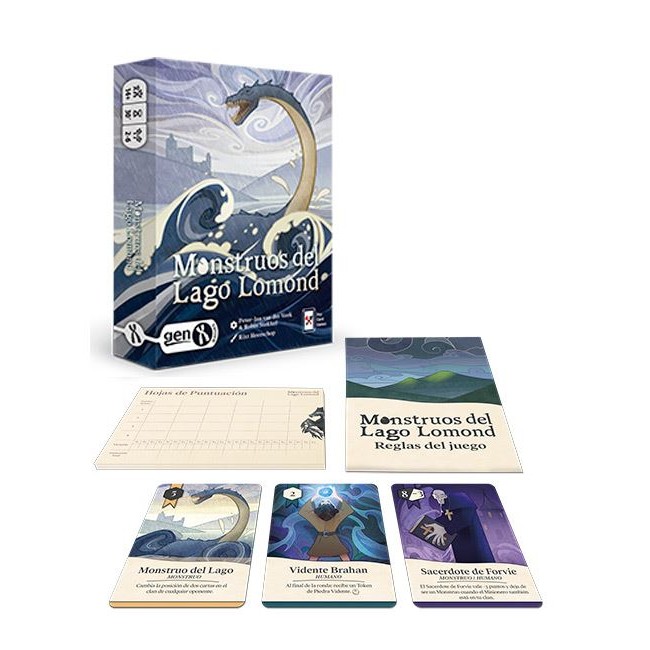 Juego de mesa Monstruos del Lago Lomond