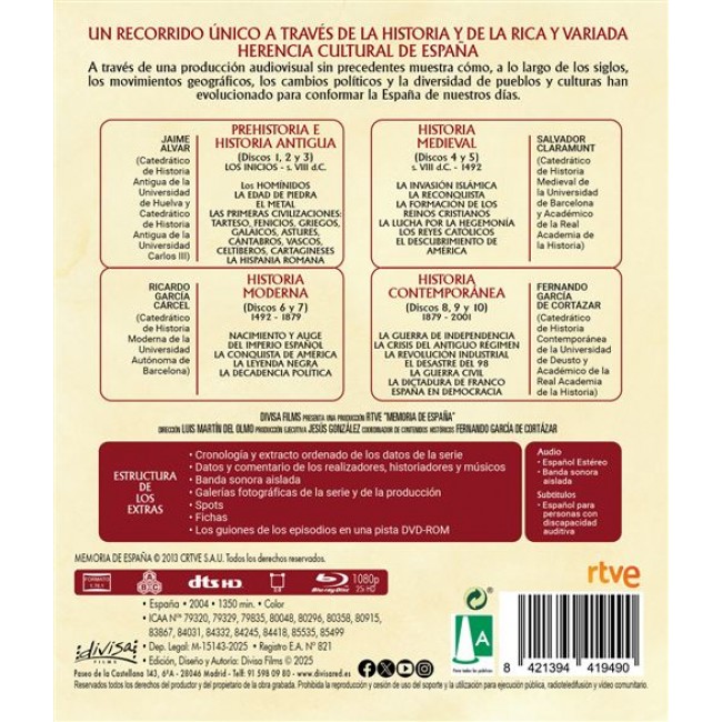 Pack Memoria de España - Blu-ray