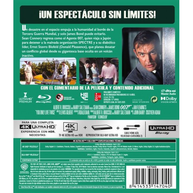 UHD-007 SOLO SE VIVE DOS VECES +2D