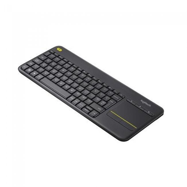 Teclado inalámbrico Logitech K400 Plus TouchPad Negro