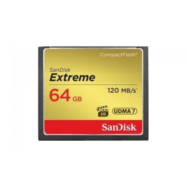 Tarjeta de memoria SanDisk Extreme CompactFlash 64 GB