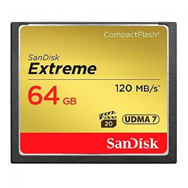 Tarjeta de memoria SanDisk Extreme CompactFlash 64 GB