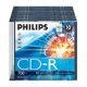 Philips CD-R CR7D5NS10 10 CD-RW vírgenes (CD-Recordable)
