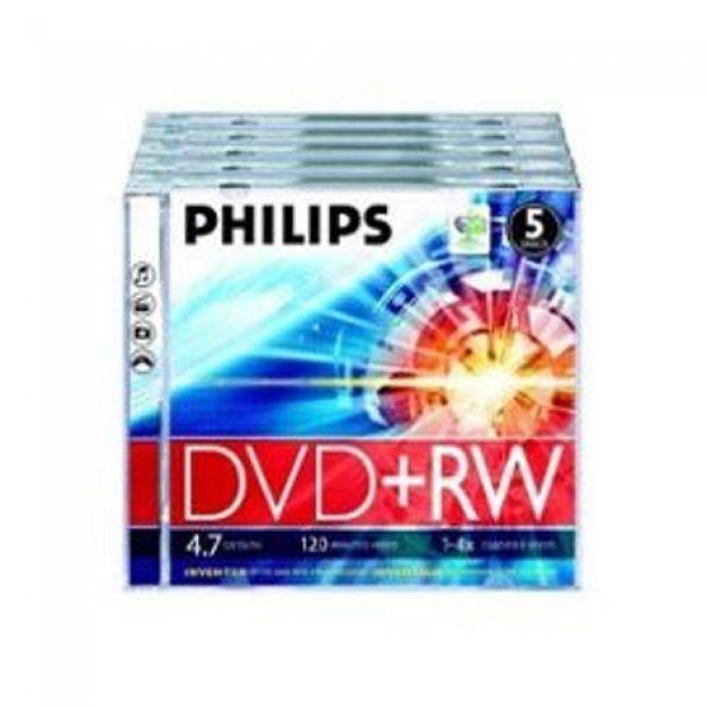 Philips DVD+RW DW4S4J05F - DVD+RW vírgenes