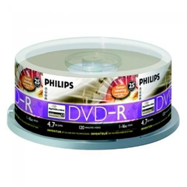 Philips DVD-R DM4S6B25F  10 DVD+RW vírgenes (DVD-R)