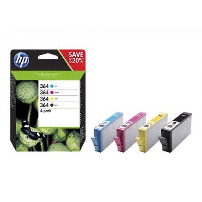 Cartucho de tinta HP 364 Negro - Tri-Color