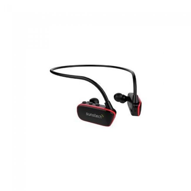 MP3 acuático Sunstech Argos 8 GB Negro/Rojo