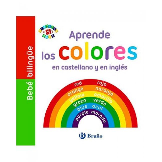 Aprende los colores-bebe bilingue