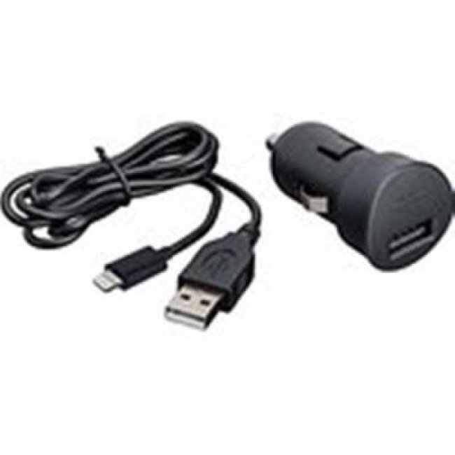 Cargador de coche USB-A + Cable lightning Bigben Interactive Negro para Apple 