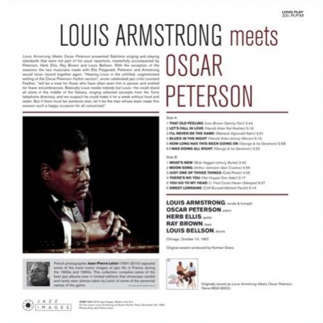 Louis Armstrong Meets Oscar Peterson (Edición Vinilo)