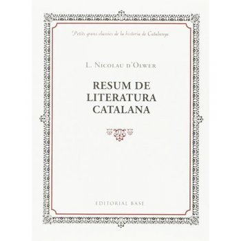 Resum de literatura catalana Resum de literatura catalana