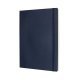 Libreta Moleskine XL tapa blanda liso azul zafiro