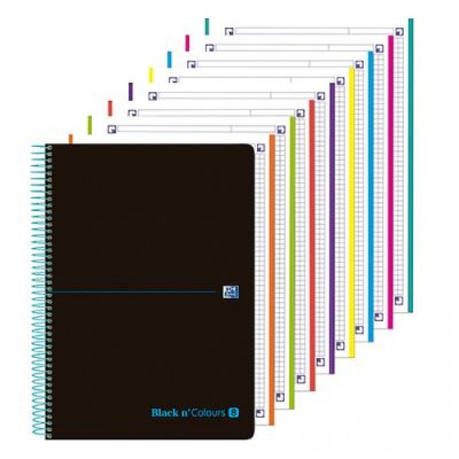 Cuaderno a4 negro black&colors mi15