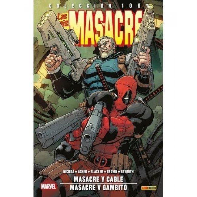 100% Marvel. Las Minis de Masacre 8 Masacre y Cable / Masacre Vs. Gambito