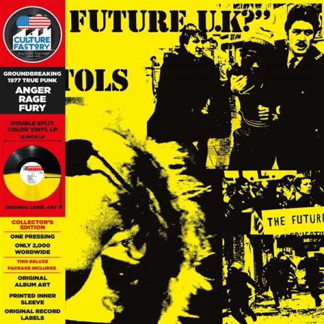 No Future UK - Vinilo Amarillo/Negro