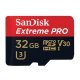 Tarjeta Sandisk microSDHC Extreme Pro 32GB 100MB/s + adaptador