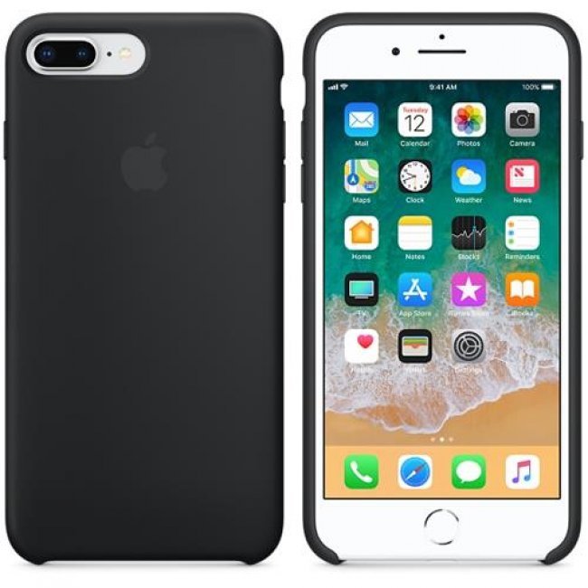 Funda Apple Silicone Case Negro para iPhone 7 Plus/8 Plus 