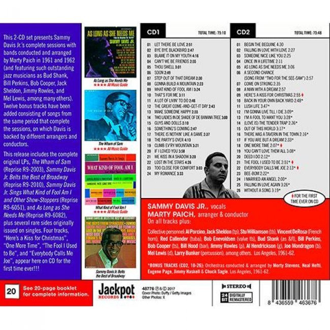 1961-62 marty paich sessions (2cd)