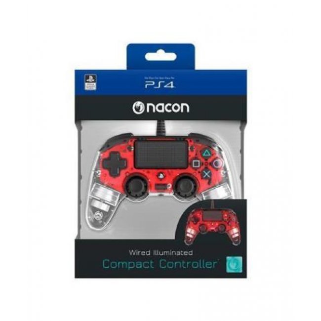 Mando Bigben Nacon Compact PS4/PC Rojo