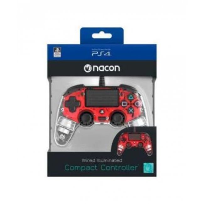 Mando Bigben Nacon Compact PS4/PC Luz roja