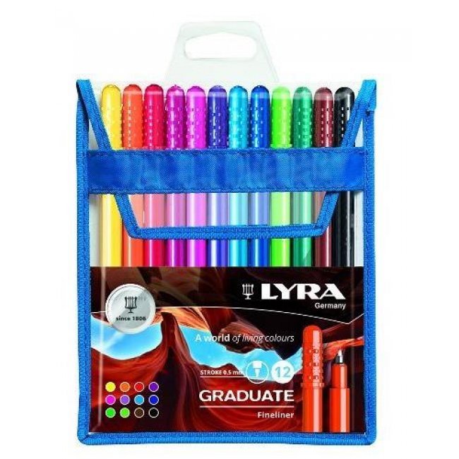 Lyra Pack Rotuladores de punta sintética multicolor