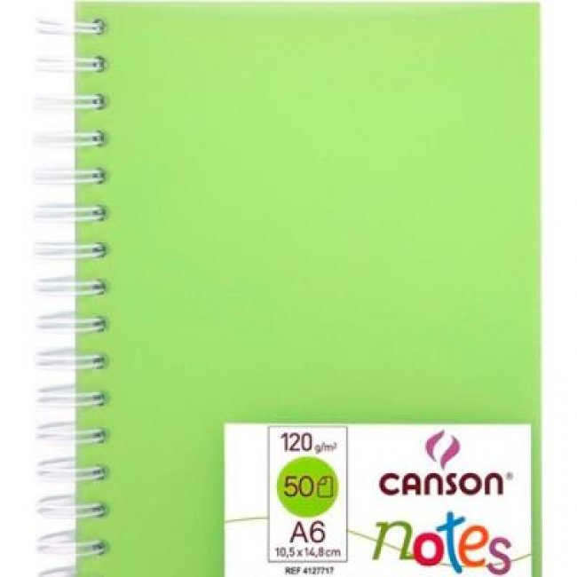 Canson-album esp 10x14 notes verd05