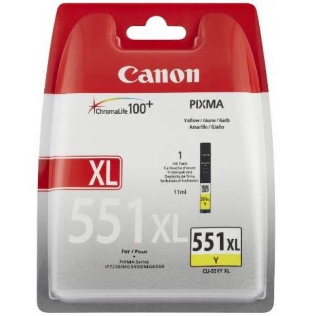 Canon 551XL Tinta amarilla