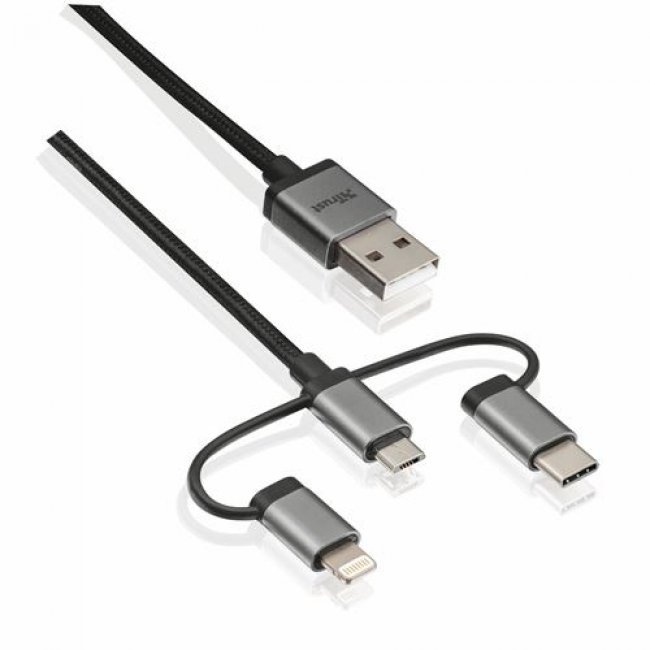 Cable Trust Urban USB 3 en 1 1 m
