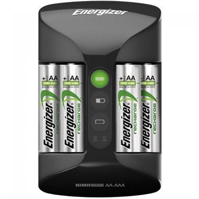 Energizer Cargador de pilas  Inteligent Pro-Charger AA/AAA 4 pilas 