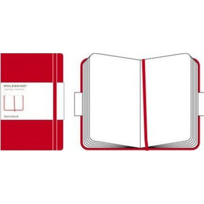 Moleskine large sketch book red