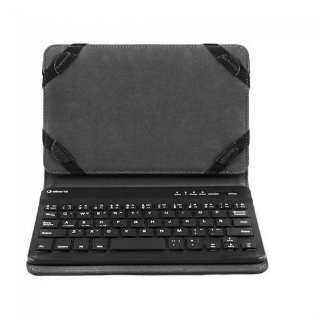 Funda con teclado SilverHT Gripcase Negro para tablet 9-10,1