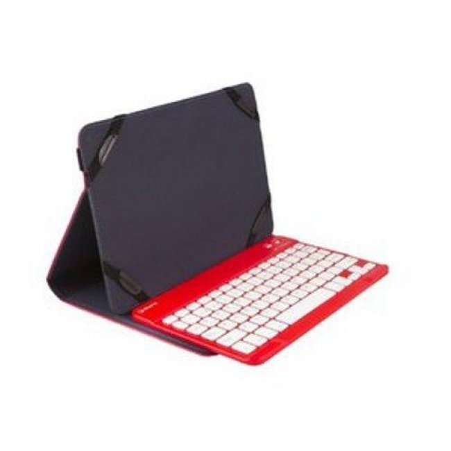 Funda con teclado SilverHT Universal Gripcase Rojo para tablet 9- 10,1
