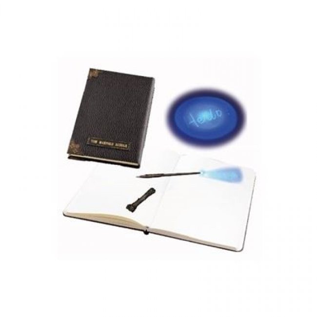 Kit Harry Potter - Diario de Tom Ridley con bolígrafo de tinta invisib y luz