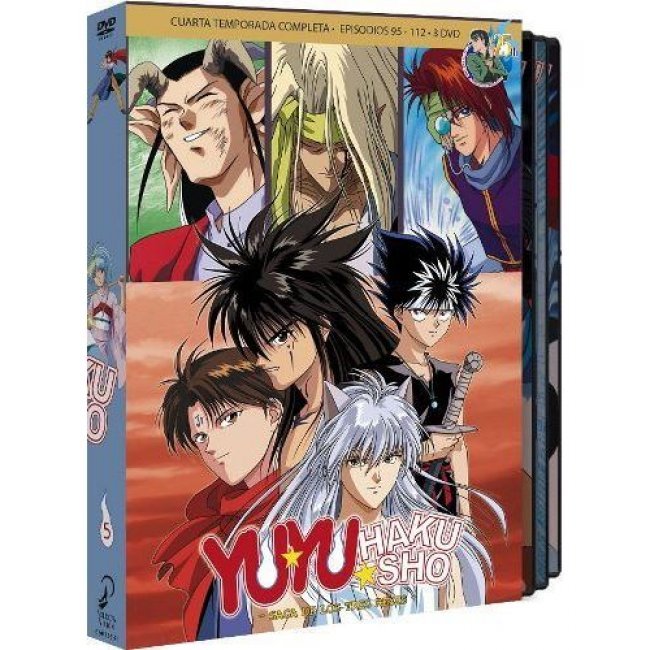 Yu Yu Hakusho - Box 5 Episodios 95 a 112  La Saga de los Tres Reyes  - DVD