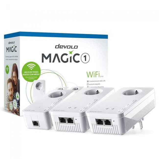 Adaptador Powerline Devolo Magic 1 Wi-Fi Multiroom Kit