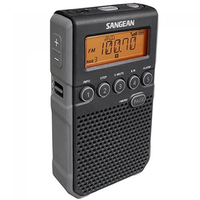 Radio Portátil Sangean DT-800 Negro