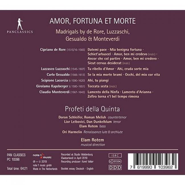 Amor fortuna et morte-profeti della