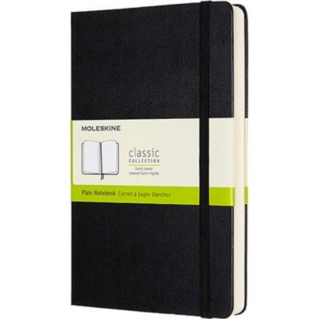 Cuaderno Moleskine Classic versión expanded lisa tapa dura negro