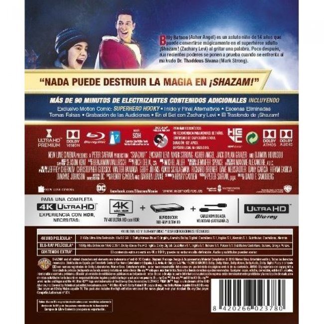 ¡Shazam! - UHD + Blu-Ray
