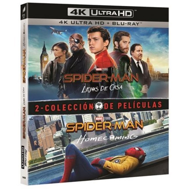 Pack Spiderman - Homecoming + Lejos de casa - UHD + Blu-Ray