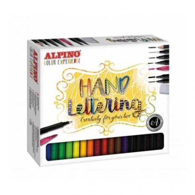 Set Color Experience Alpino Hand Lettering 