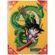 Poster de vidrio Dragon Ball Goku y Shenron 30x40cm