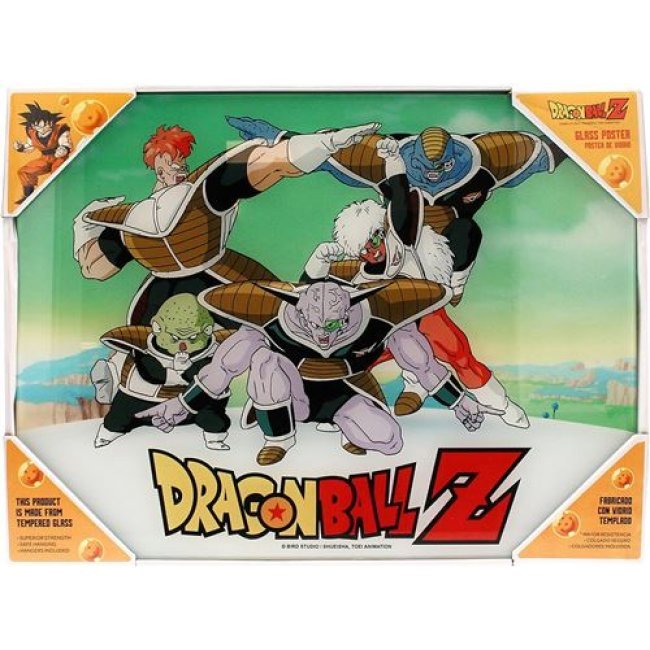 Póster de vidrio Dragon Ball Z Fuerzas Especiales 40x30cm