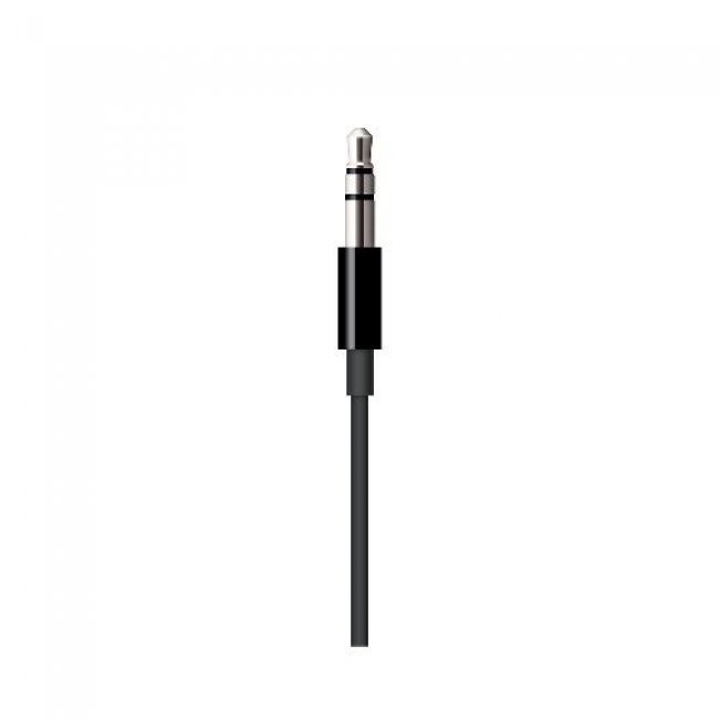 Cable Apple Lightning con conector 3.5mm Negro