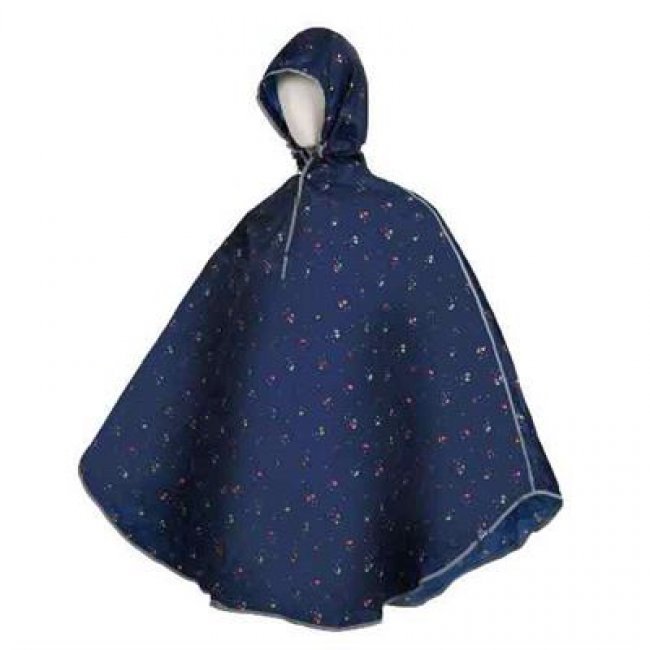 Poncho impermeable reflectante Flores