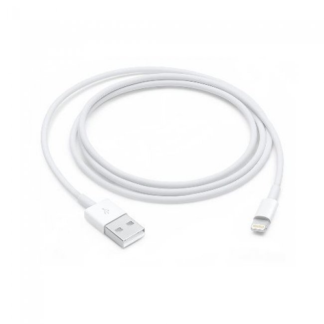 Cable Apple Lightning a USB Blanco 1m