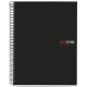 Libreta 10 Miquelrius A5 Negro Cuadrícula