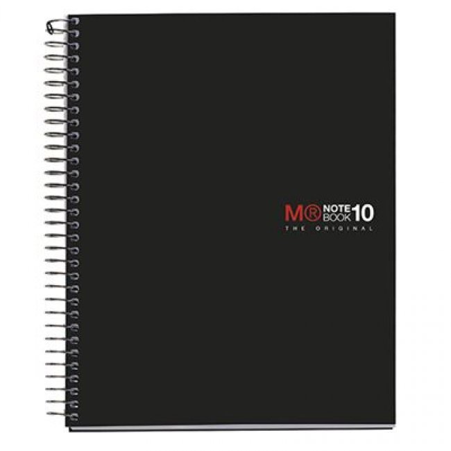 Libreta 10 Miquelrius A4 Negro Cuadrícula